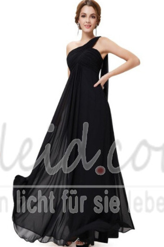 Abendkleid Rückenfrei Ein Schulter Umgedrehtes Dreieck Natürliche Taille - Seite 12