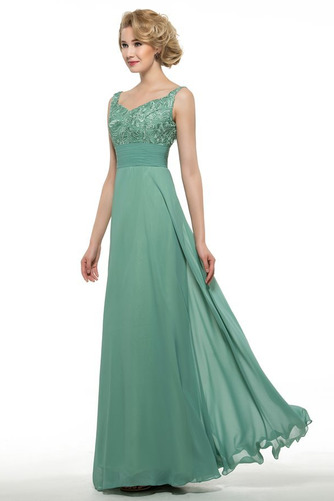 Spitzen-Overlay Kurze Ärmel Drapierung Elegant Empire Taille Brautmutterkleid - Seite 7