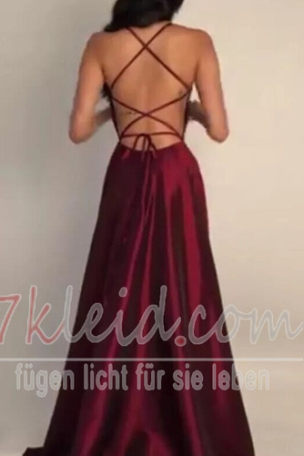 Abendkleid Jahr 2023 Satin A-Linie Ärmellos Drapierung Birneförmig - Seite 2