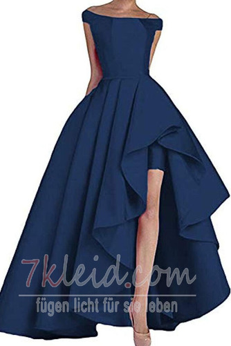 Ballkleid Schulterfrei Asymmetrisch Natürliche Taille Romantisch - Seite 20