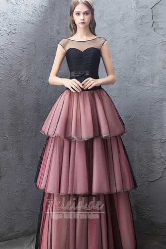 Elegant Juwel Geschichtet Swing Mehrschichtige Sommer Ballkleid - Seite 3