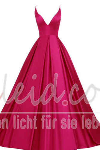 Ballkleid Herbst Sweep Zug A-Linie Kreuz V-Ausschnitt Tiefer V-Ausschnitt - Seite 11