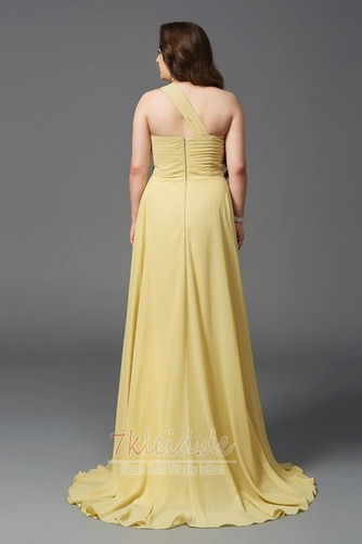 Ärmellos Elegant Natürliche Taille Chiffon Drapierung Abendkleid - Seite 2