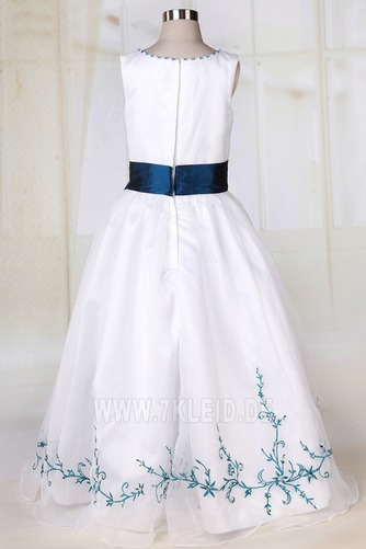Schmetterlingsknoten Halle Petite Typ Ärmellos Prinzessin Schick Blumenmädchenkleid - Seite 4