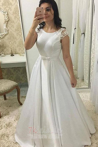 Elegant Ärmellos Juwel Sanduhrförmig Natürliche Taille Brautkleid - Seite 1