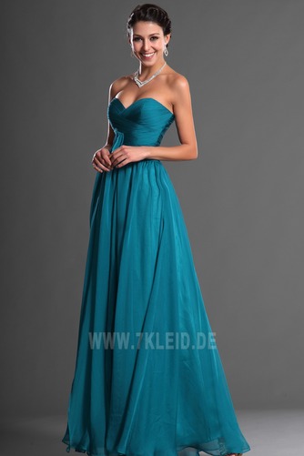 Natürliche Taille Elegant Strand Drapierung A-Linie Abendkleid - Seite 5