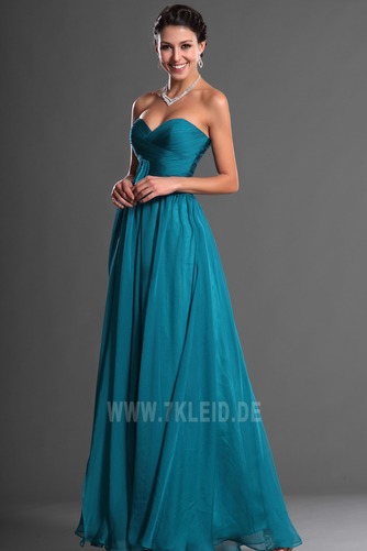 Natürliche Taille Elegant Strand Drapierung A-Linie Abendkleid - Seite 5