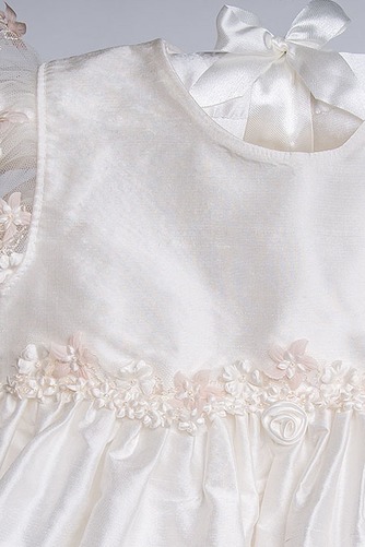 Satin Formell Applike Natürliche Taille Prinzessin Taufe Kleid - Seite 5
