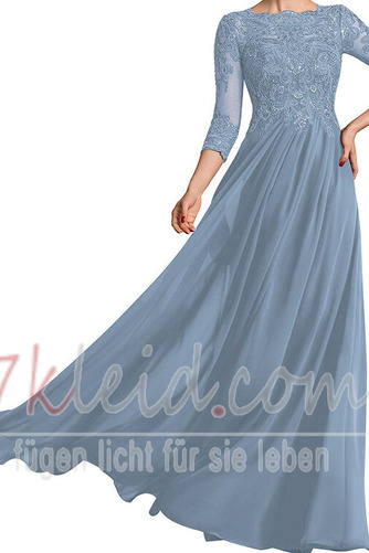 Brautmutterkleid Jahr 2023 Chiffon Drapierung Umgedrehtes Dreieck A-Linie - Seite 8