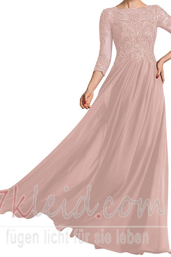 Brautmutterkleid Jahr 2023 Chiffon Drapierung Umgedrehtes Dreieck A-Linie - Seite 11