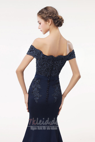 Meerjungfrau Winter Lange Reißverschluss Knopf Formell Ballkleid - Seite 5
