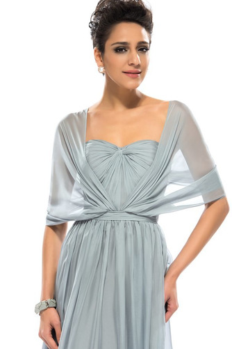 Elegant Sommer Nackenband Falte Mieder Mittelgröße Lange Abendkleid - Seite 4