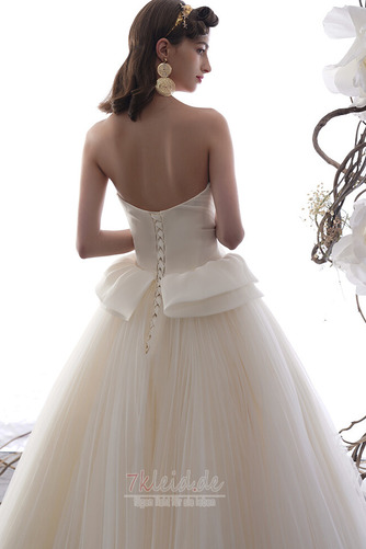 Brautkleid Jahr 2019 A-Linie Tüll Elegant Natürliche Taille Winter - Seite 6