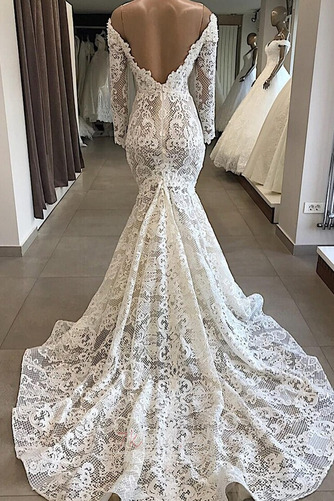 Brautkleid Sommer Kleine Größe Spitzen-Overlay Tiefer V-Ausschnitt - Seite 2