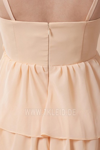 A-Linie Strand Mehrschichtige Rosendekor Gerüscht Chiffon Brautjungfernkleid - Seite 7