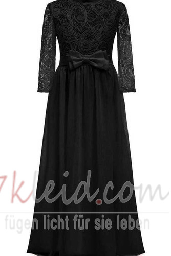 Blumenmädchenkleid A-Linie Sweep Zug Elegant Mittelgröße Juwel Frühling - Seite 6