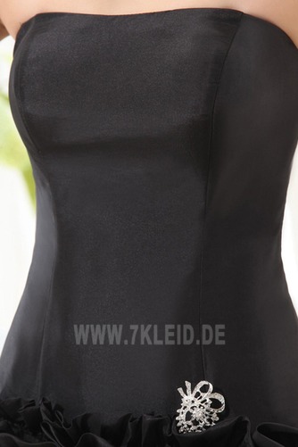 Kristall Blumenbrosche Duchesse-Linie Schick Ärmellos Tiefe Taille Abendkleid - Seite 5