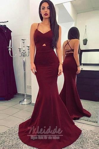 Natürliche Taille Frühling Ärmellos Elegant Rückenfrei Ballkleid - Seite 1