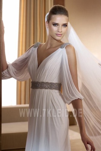 Göttin Brautkleider Empire Taille Mittelgröße Empire Brautkleid - Seite 3