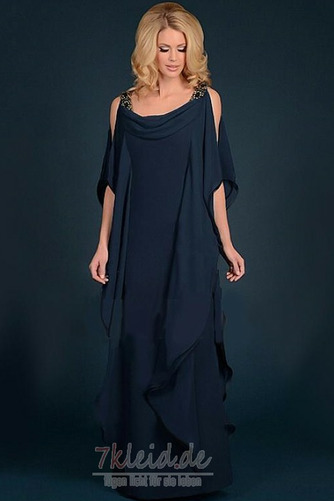 Asymmetrisch Chiffon Umgedrehtes Dreieck Natürliche Taille Hosenanzug Kleid - Seite 5