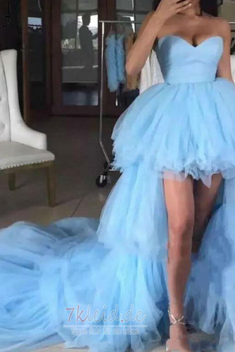 Asymmetrisch Reißverschluss Natürliche Taille Tüll Sexy Winter Ballkleid - Seite 2