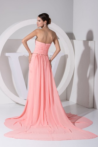 Elegant Chiffon Bodenlang Mittelgröße Reißverschluss Ballkleid - Seite 2