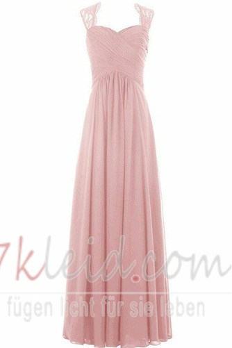 Abendkleid Frühling Drapierung A-Linie Natürliche Taille Schlicht - Seite 4