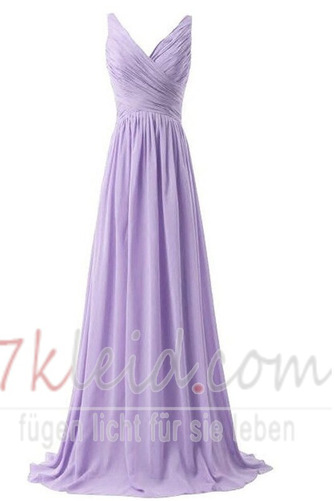 Elegant Drapierung Nelke Ärmellos Mittelgröße Chiffon Abendkleid - Seite 12