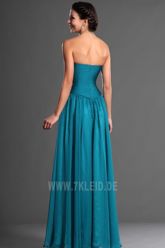 Natürliche Taille Elegant Strand Drapierung A-Linie Abendkleid - Seite 6