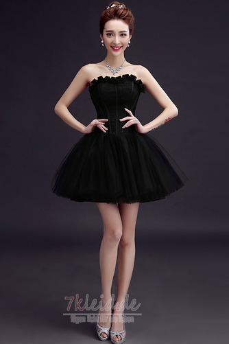 A-Linie Mittelgröße Knielang Natürliche Taille Schick Cocktailkleid - Seite 6