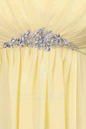 Elegant Chiffon Mitte Rücken Apfelförmig Trägerlos Abendkleid - Seite 6