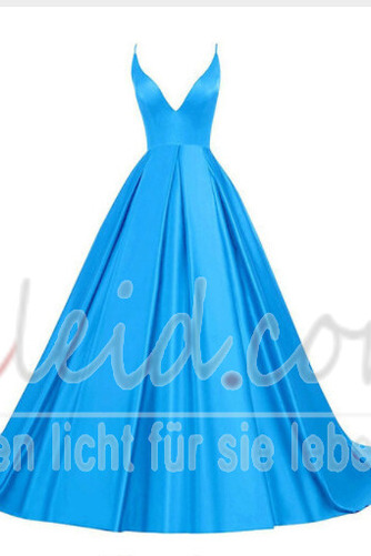 Ballkleid Herbst Sweep Zug A-Linie Kreuz V-Ausschnitt Tiefer V-Ausschnitt - Seite 7