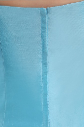 Romantisch Satin Bodenlang Kristall Spaghettiträger Etui Abendkleid - Seite 7