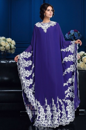 Elegant Empire Natürliche Taille Lockere Ärmel Jahr 2019 Brautmutterkleid - Seite 1